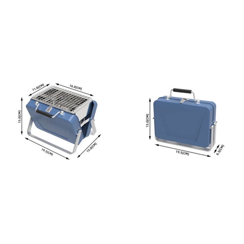 Mini Notebook Faltbarer Camping Holzkohlegrill