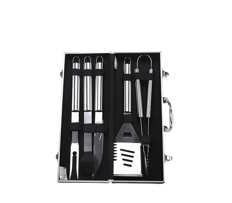 26-teiliges BBQ-Grillbesteck-Set aus Edelstahl