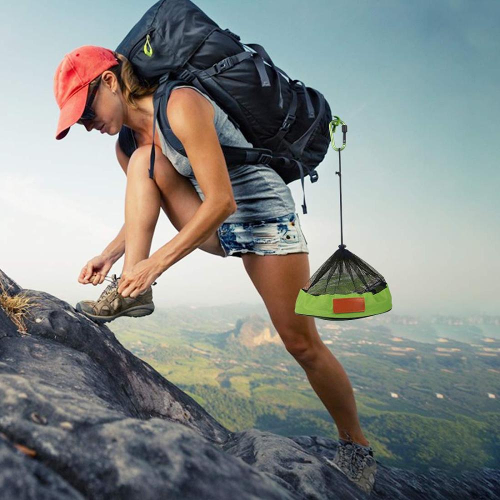 23-teiliges Campinggeschirr aus Edelstahl