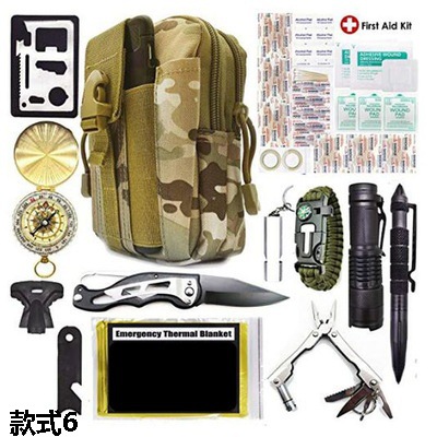 Camping Outdoor Taschen Notfall Survival Kit Outdoor