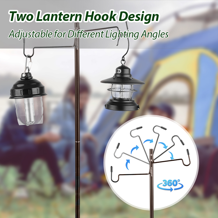Aluminium Legierung Licht Halter Camping Klapp Licht Lampe