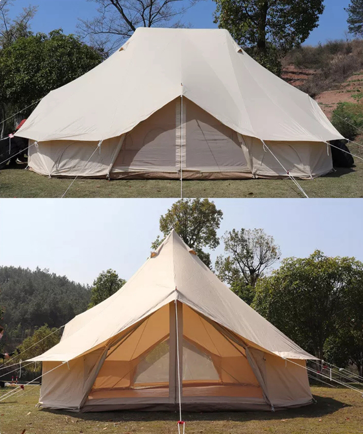 24 m² großes Emperor-Jurtenzelt für Camping und Glamping