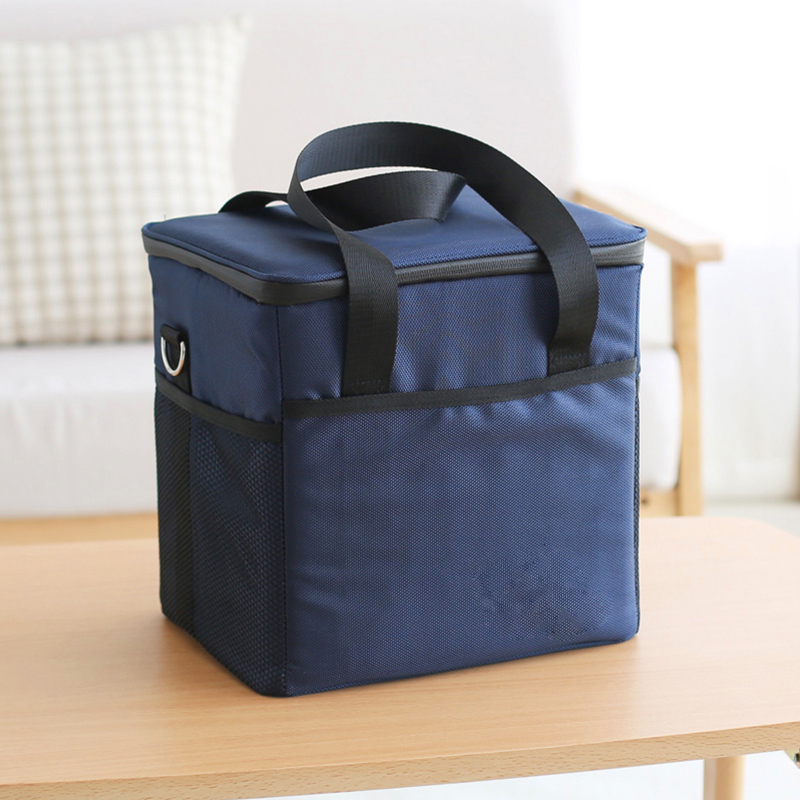 Große Kühltasche für Getränke im Camping-Stil, isolierte, wasserdichte Picknicktasche