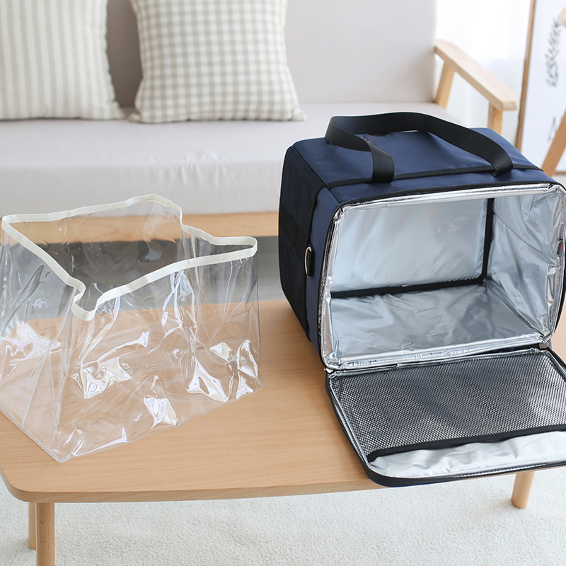 Große Kühltasche für Getränke im Camping-Stil, isolierte, wasserdichte Picknicktasche
