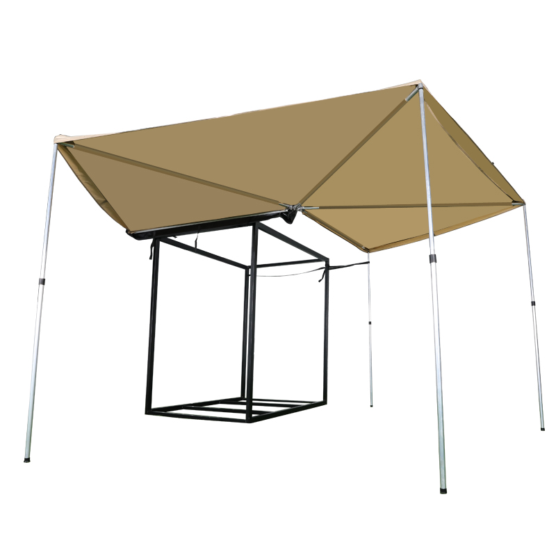 Outdoor-Seitenzelt für Autodächer und fächerförmiger Sonnenschutz für Camping
