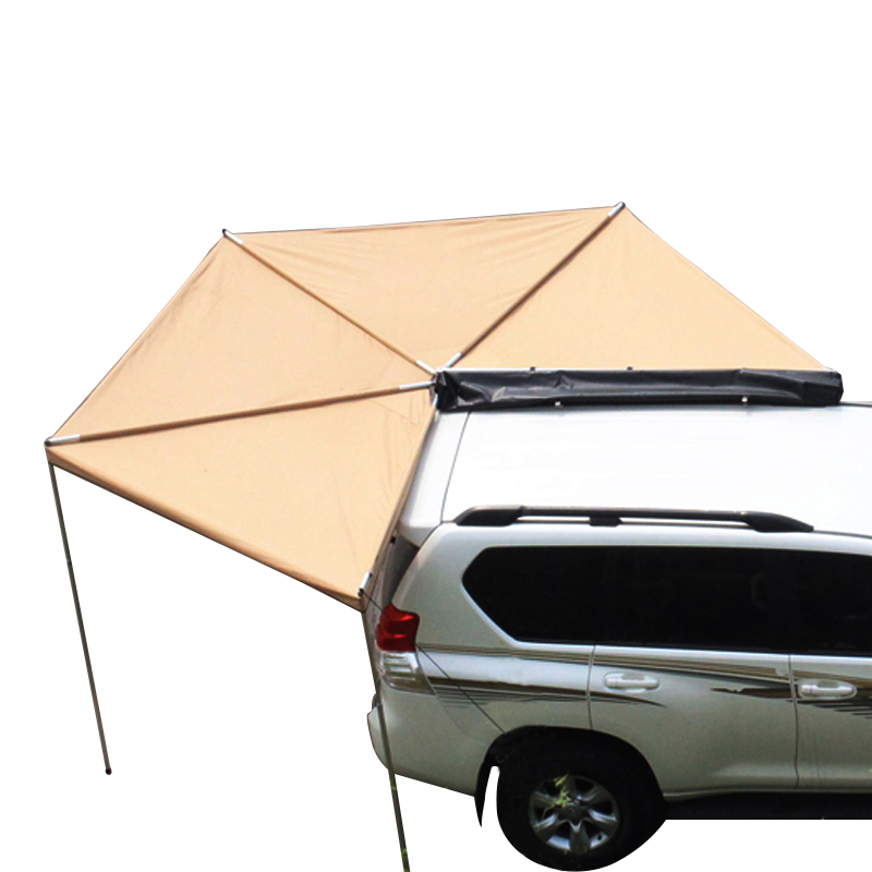 Outdoor-Seitenzelt für Autodächer und fächerförmiger Sonnenschutz für Camping