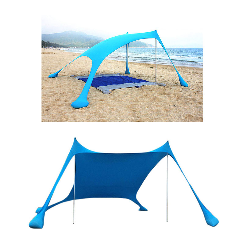 Outdoor Camping Verwenden Sie Sonnenschutz-Strandzelt mit Sandsack