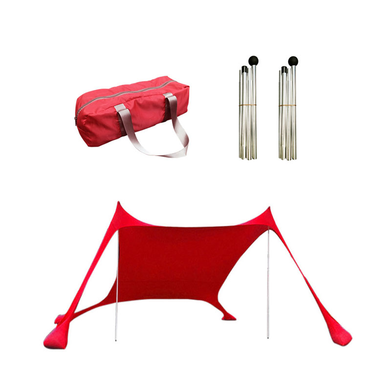 Outdoor Camping Verwenden Sie Sonnenschutz-Strandzelt mit Sandsack