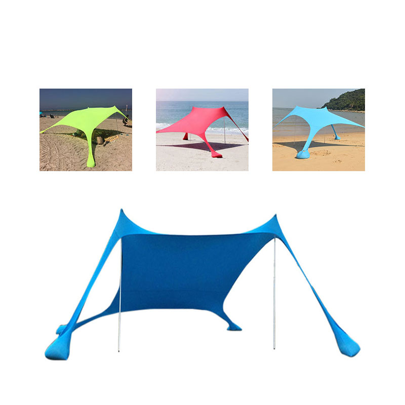 Outdoor Camping Verwenden Sie Sonnenschutz-Strandzelt mit Sandsack