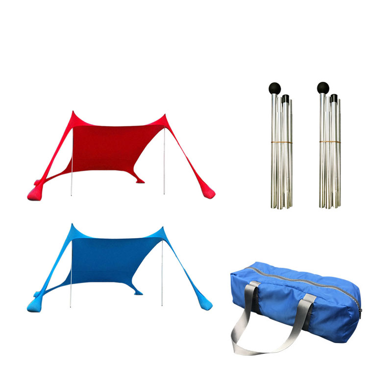 Outdoor Camping Verwenden Sie Sonnenschutz-Strandzelt mit Sandsack