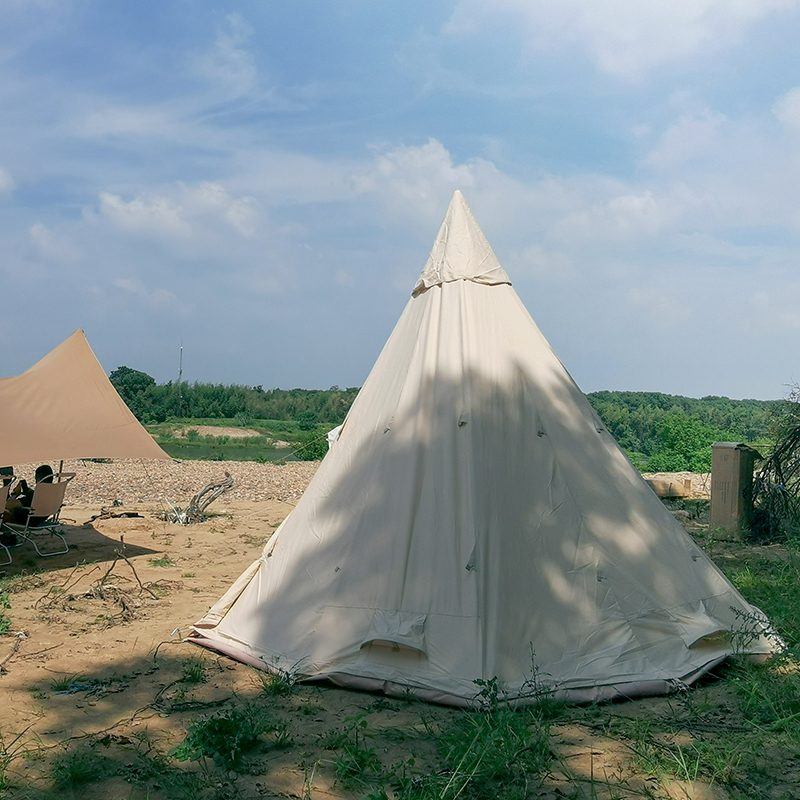 Großes Pyramiden-Tipi-Campingzelt für den Außenbereich