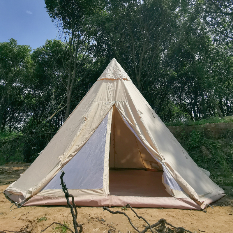 Großes Pyramiden-Tipi-Campingzelt für den Außenbereich