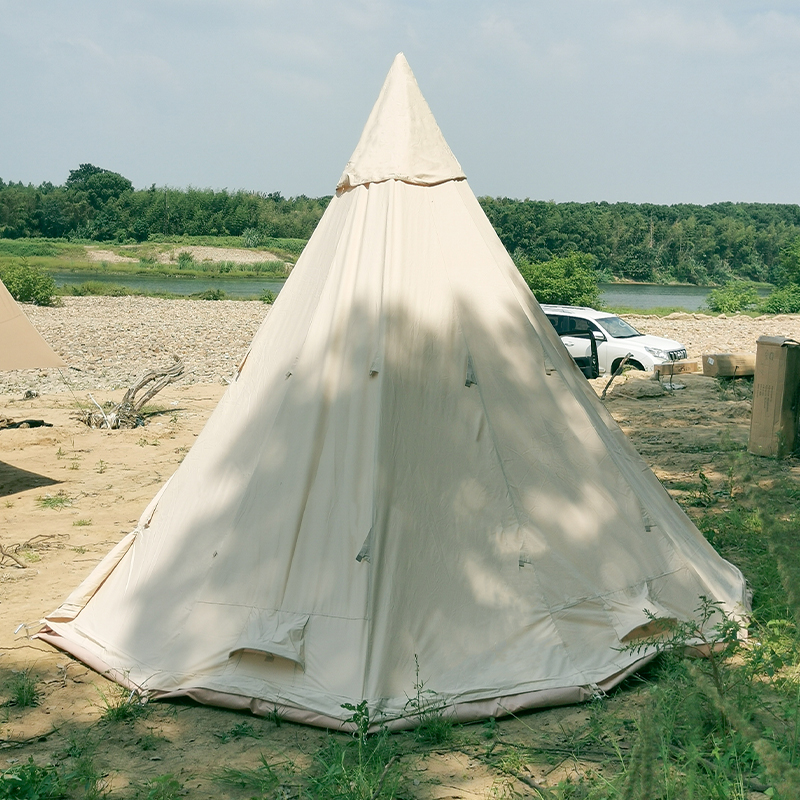 Großes Pyramiden-Tipi-Campingzelt für den Außenbereich