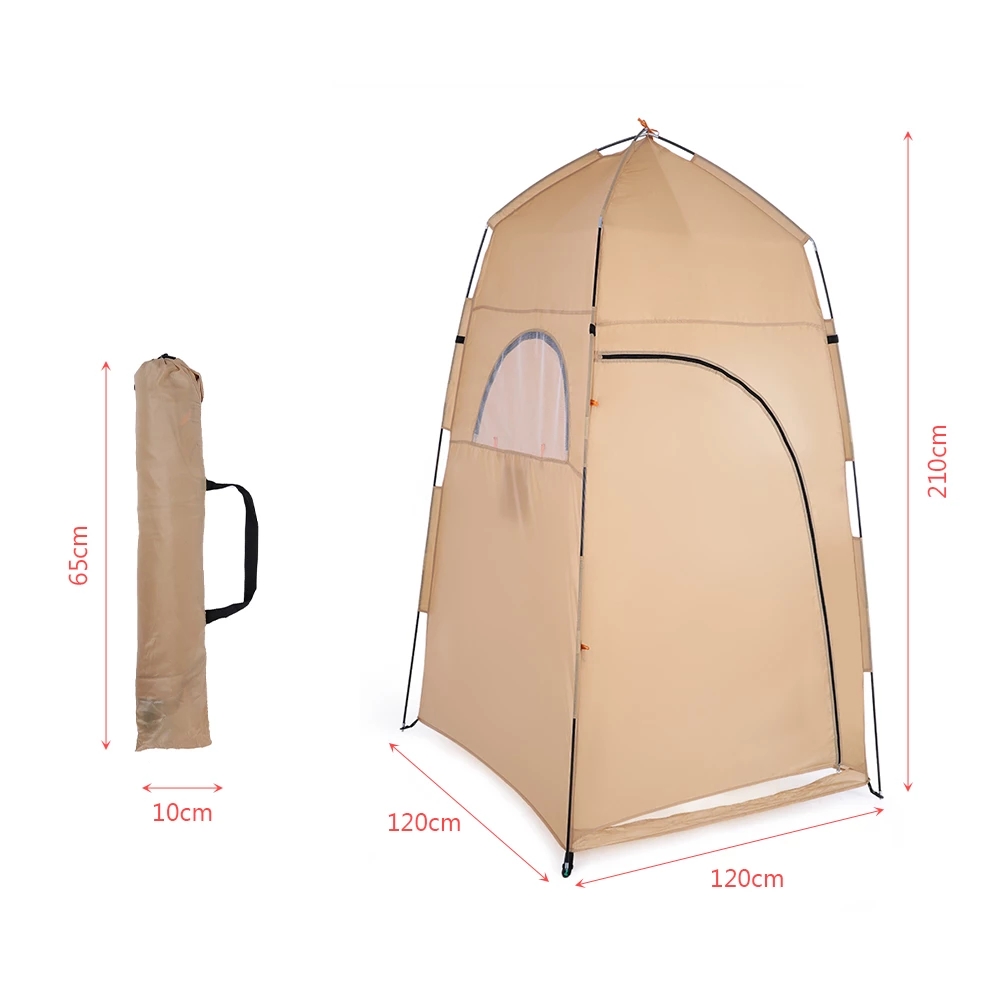 Tragbares Camping-Duschzelt und Toilettenvordach für den Außenbereich