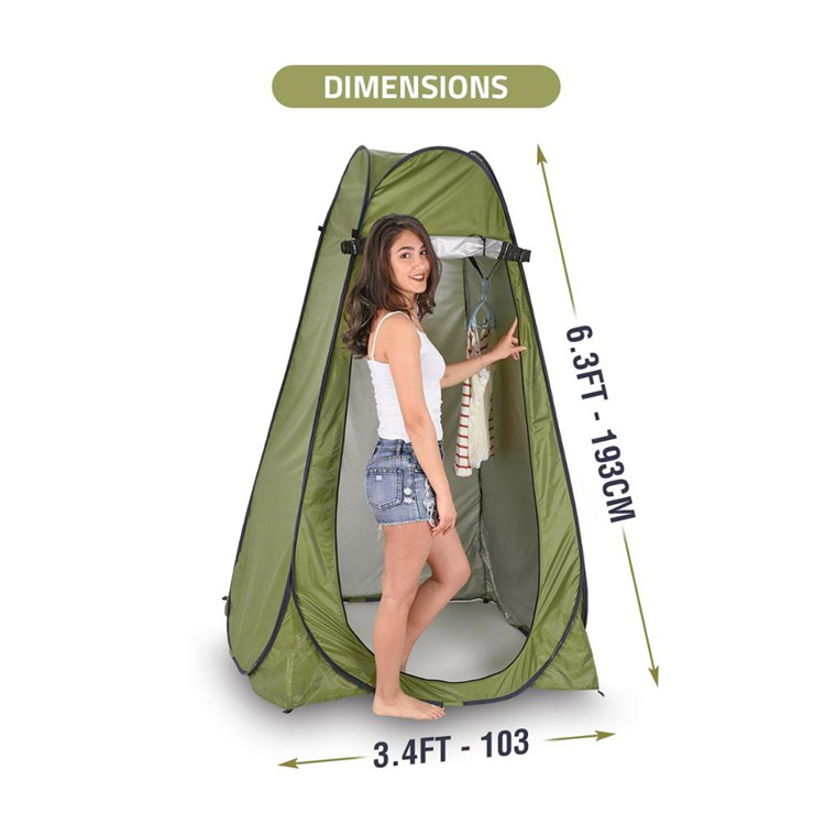 Camping-Pop-up-Duschzelt – Schnellöffnende Toilette für den Außenbereich