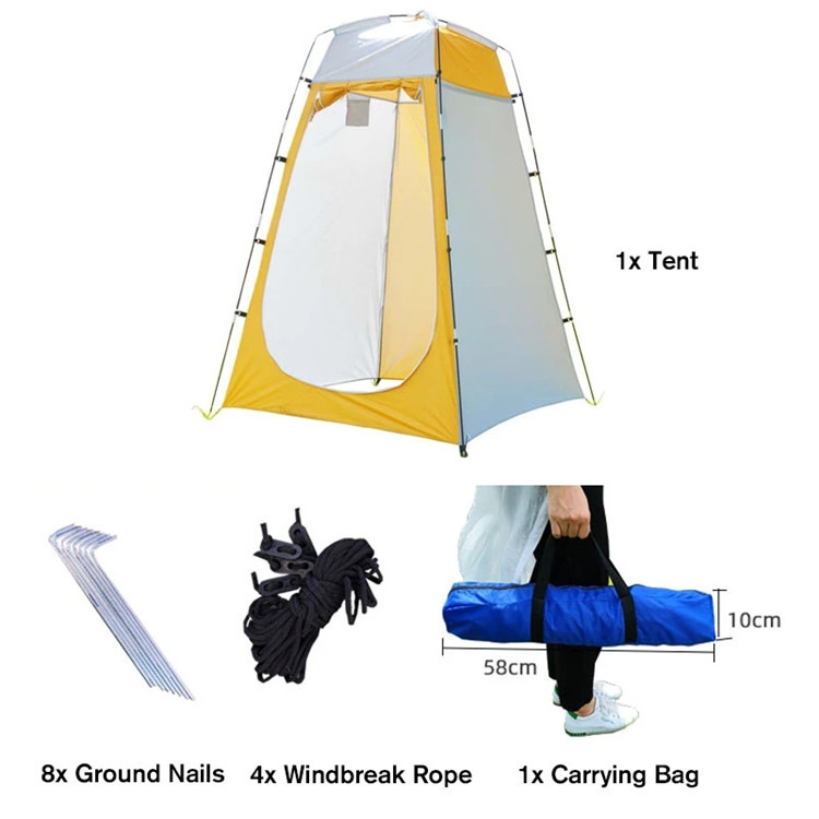 Außendusche Badezimmerzelt - Tragbare Campingtoilette