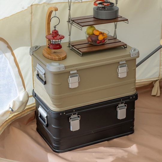 Aluminium-Camping- und Overland-Aufbewahrungsboxen und -koffer