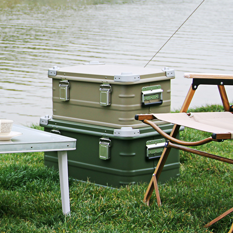 Aluminium-Campingboxen und -Behälter für Outdoor-Autoreisen