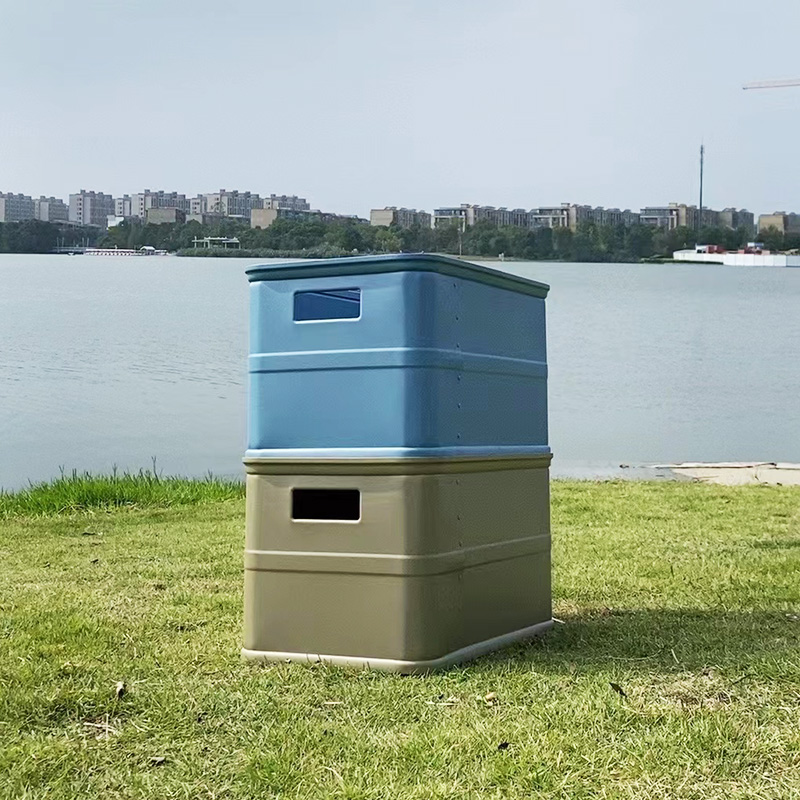 Aufbewahrungskorb und Kofferraumbehälter aus Aluminium für Camping