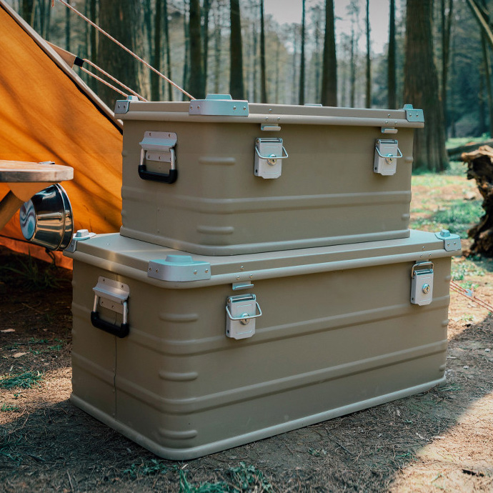 Aufbewahrungsboxen aus Aluminium für den Außenbereich