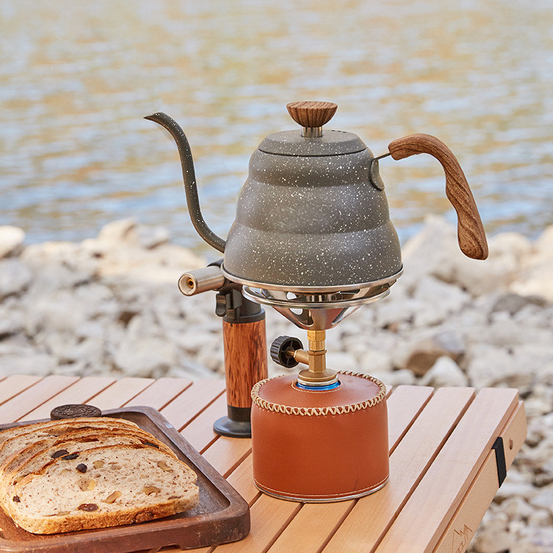1L Outdoor Lange Schmale Camping Kaffeekanne & Teekessel