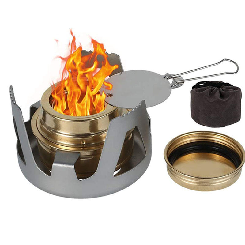 Outdoor Mini Messing Alkohol Herd Brenner Für Camping Wandern Rucksackreisen