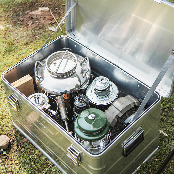 Aluminium-Camping- und Overland-Aufbewahrungsboxen und -koffer