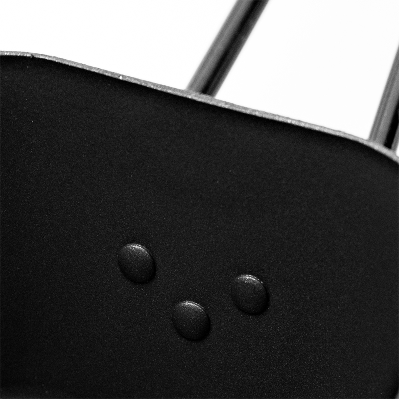 Schwarze Camping-Lunchbox aus Aluminium, Essgeschirr in Lebensmittelqualität mit Antihaftbeschichtung