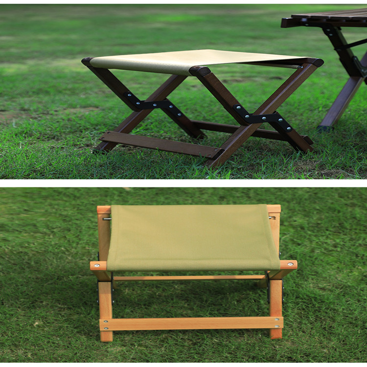 Kleiner Klapphocker aus Holz - Wooden Camp Maza
