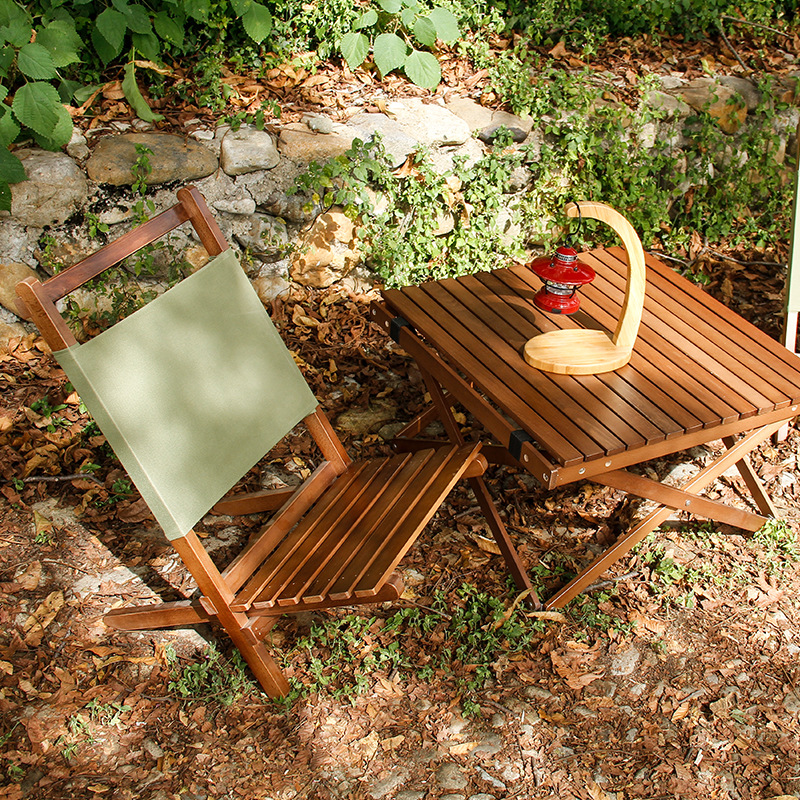 Klappbarer Loungesessel aus Holz für Terrasse, Veranda, Deck, Rasen