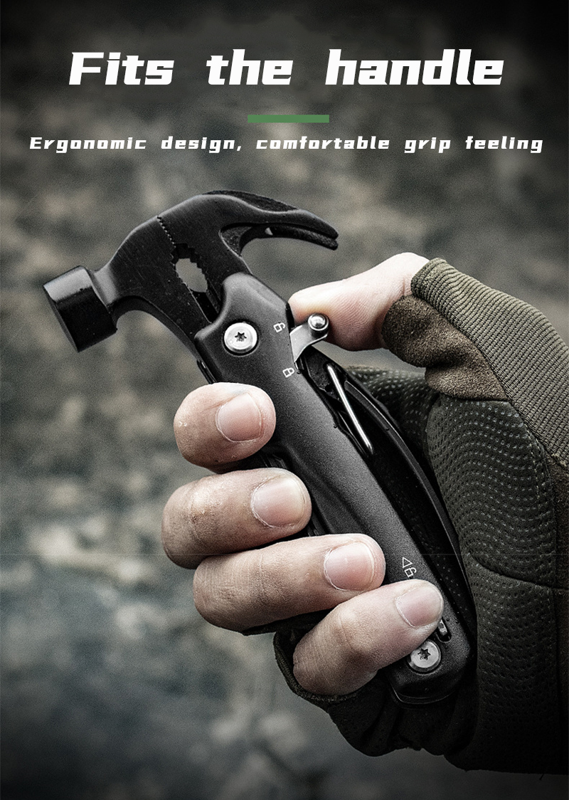Multitool Campinghammer mit Zange