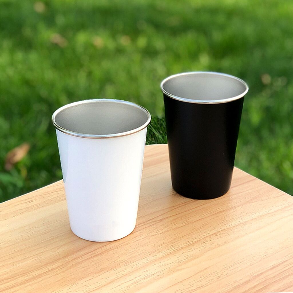 4 stücke Outdoor 304 Camping Tasse, Wasser Tee Milch Kaffee
