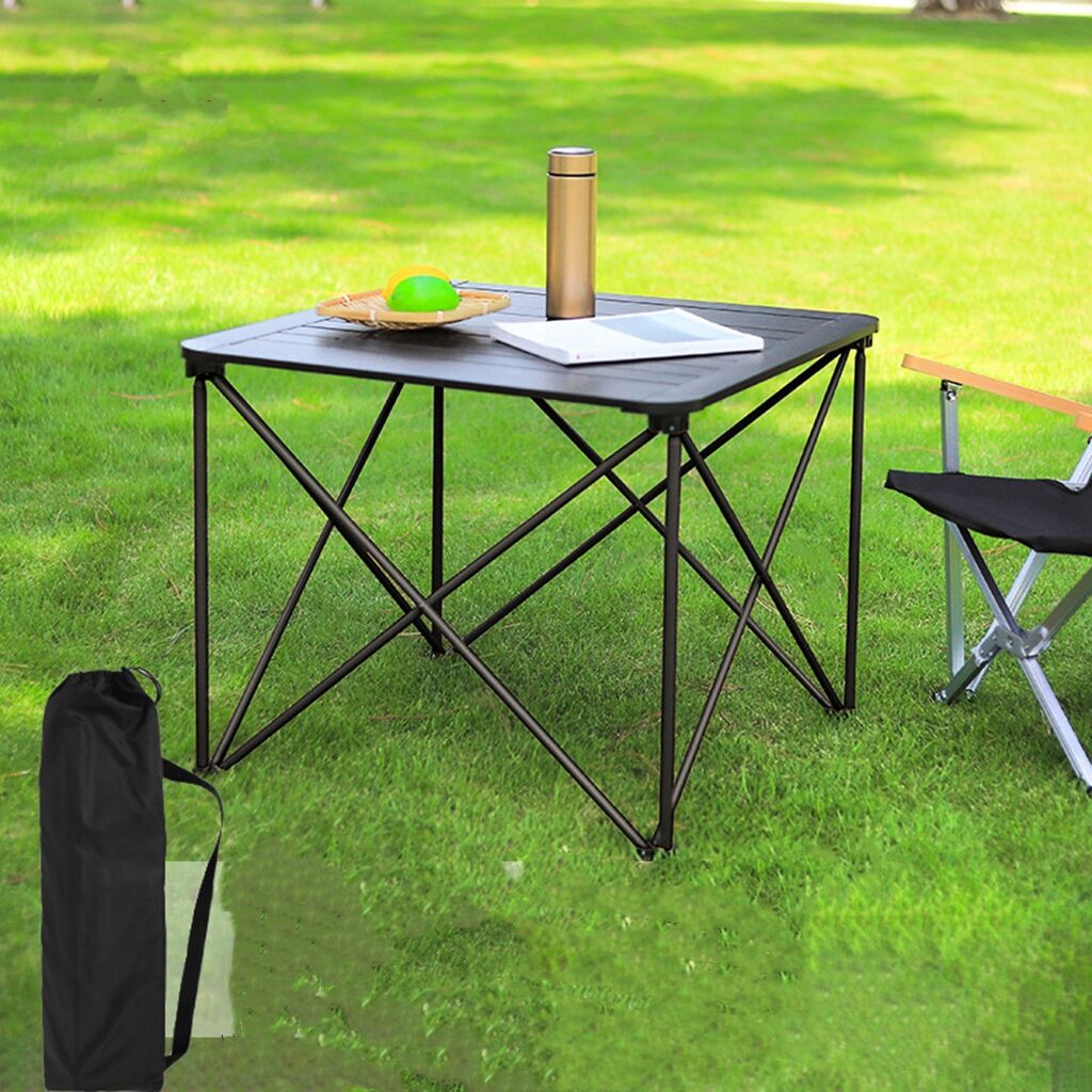 Tragbarer, zusammenklappbarer Grilltisch aus Aluminiumlegierung