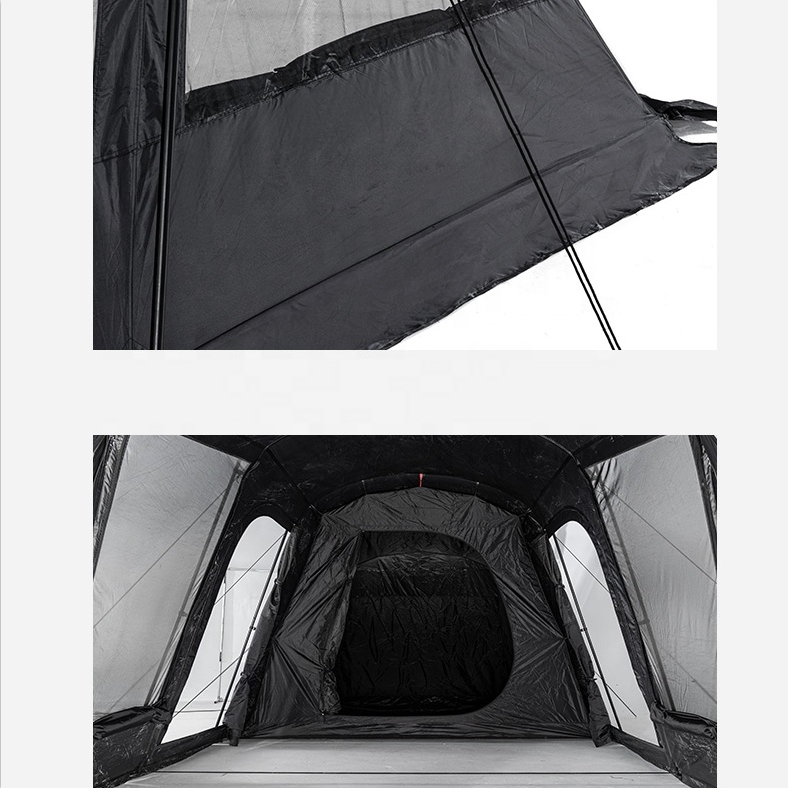 Outdoor-Camping-Tunnelzelt mit Schneefangzelt