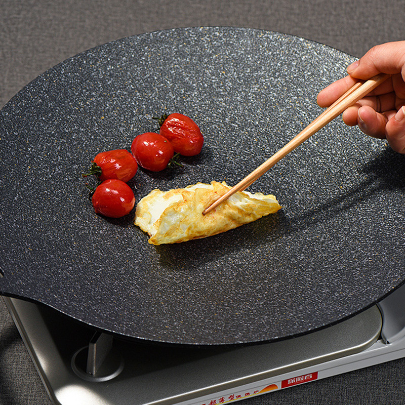 Tragbare Camping-Kochpfannen aus Eisen, BBQ-Grilltopf
