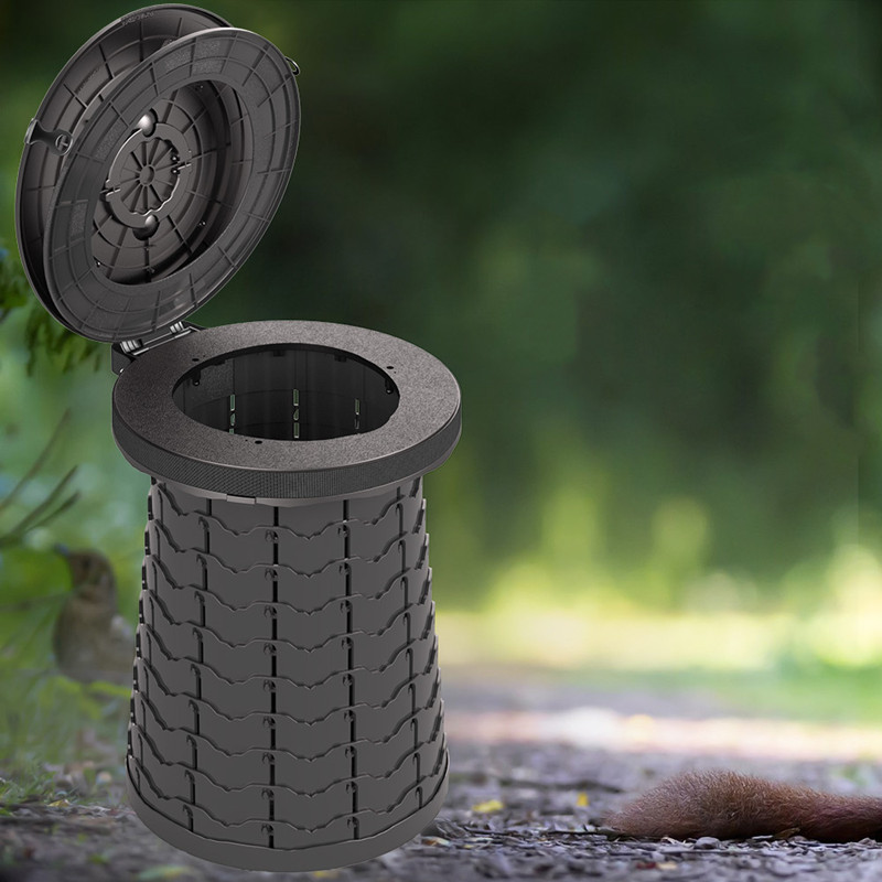 Klappbare Campingtoilette, multifunktionaler Aufbewahrungseimer
