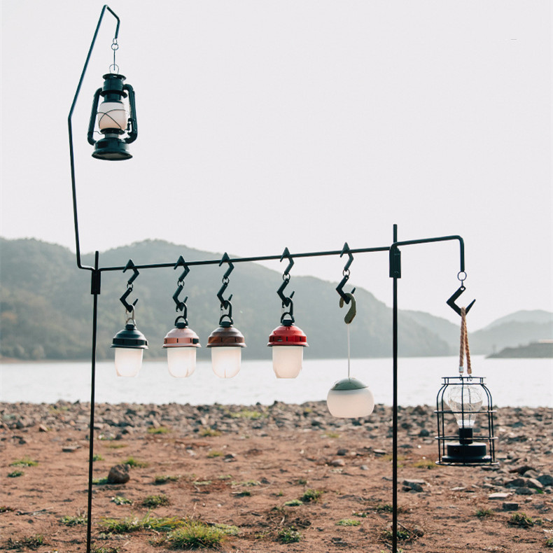 Faltbarer Camping-Lichtständer aus Aluminium für den Außenbereich