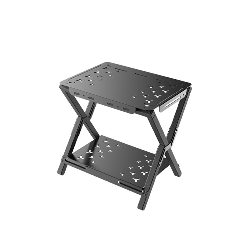 Klappbarer Esstisch mit Doppelplatte für Outdoor-Camping