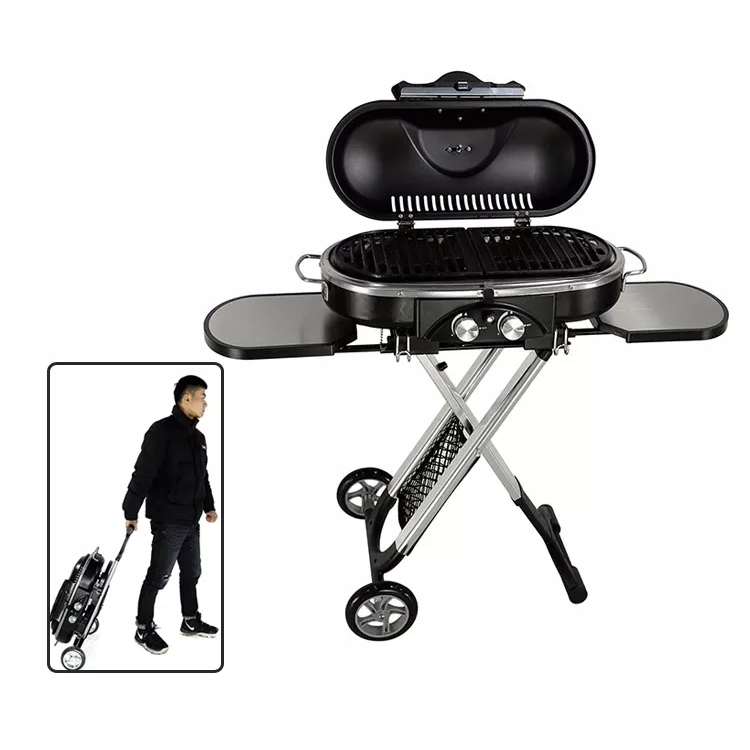 2023 Outdoor Camping Gasgrill mit Trolley