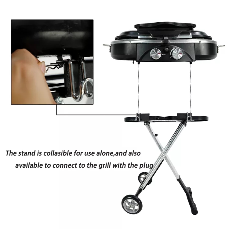 2023 Outdoor Camping Gasgrill mit Trolley