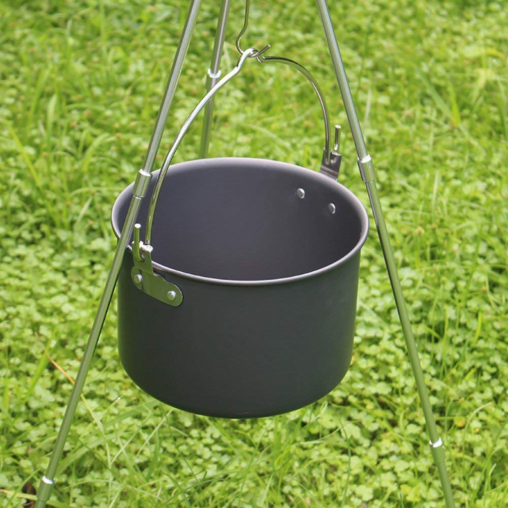 4L Camping Kochen Hängen Topf Für Backpacking Wandern Angeln Picknick