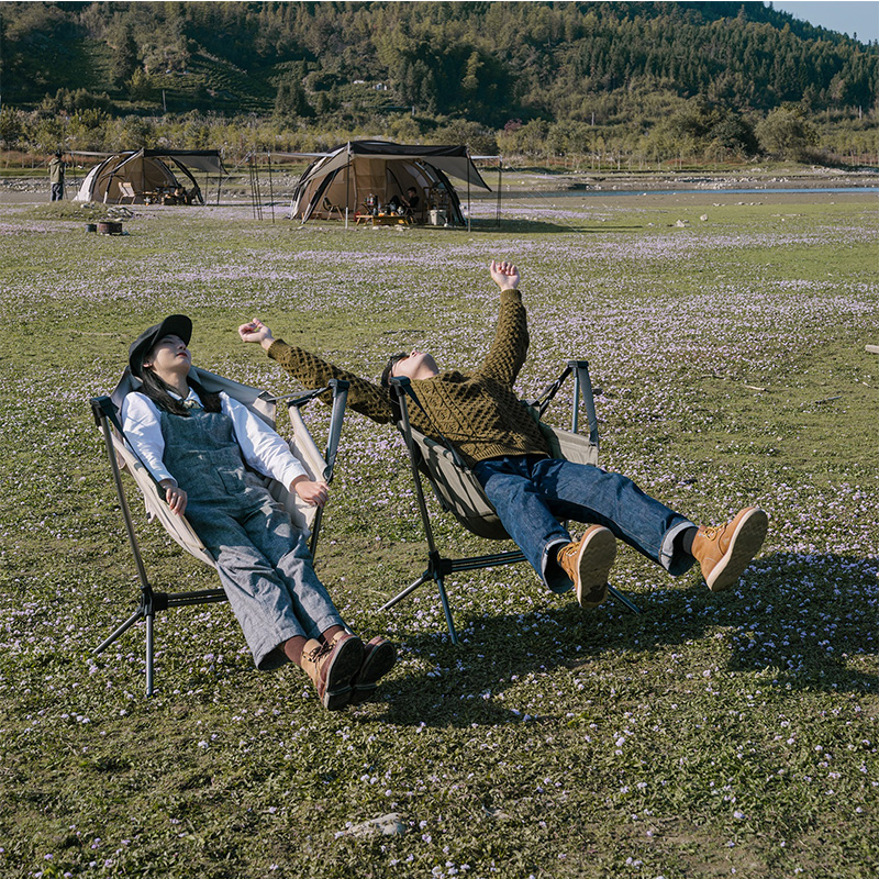 Camping Outdoor-Möbel Aluminium Klappbarer Moon Chair