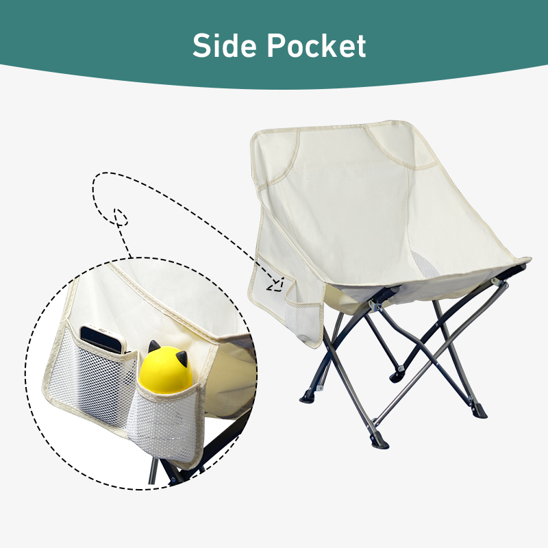 Tragbarer, ultraleichter Rucksackstuhl für Camping, Wandern, Angeln