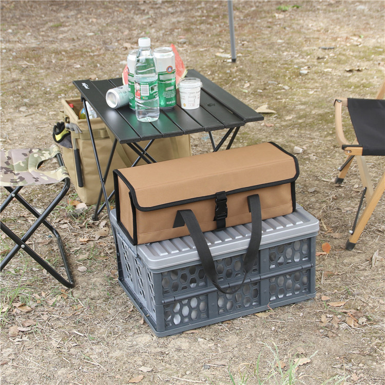 Gefaltete Mehrzweck-Campingbox mit großem Fassungsvermögen für den Außenbereich