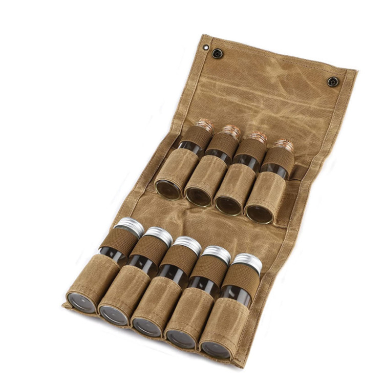 Camping Canvas Gewürz Aufbewahrungstasche