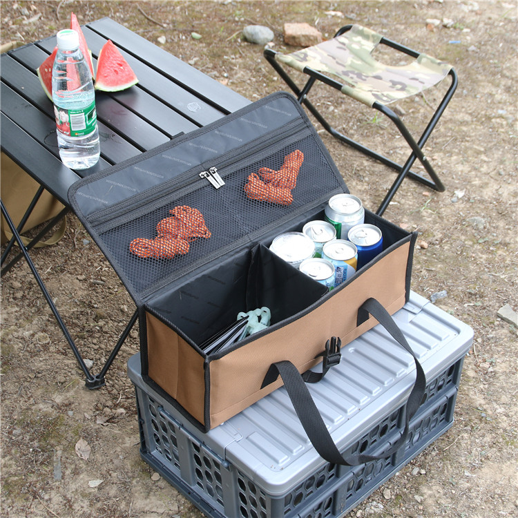 Gefaltete Mehrzweck-Campingbox mit großem Fassungsvermögen für den Außenbereich
