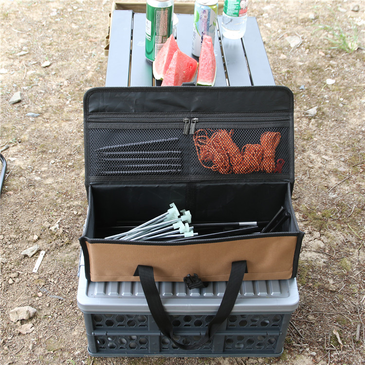Gefaltete Mehrzweck-Campingbox mit großem Fassungsvermögen für den Außenbereich
