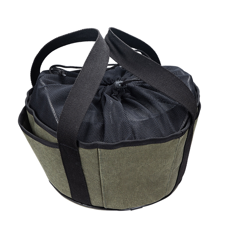 Dutch Oven-Abdeckung aus Canvas mit Seitentaschen