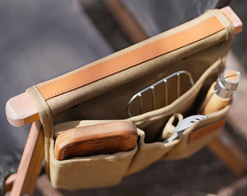 Seitliche Aufbewahrungstasche für Campingstühle, seitliche Aufbewahrungstasche für den Tisch