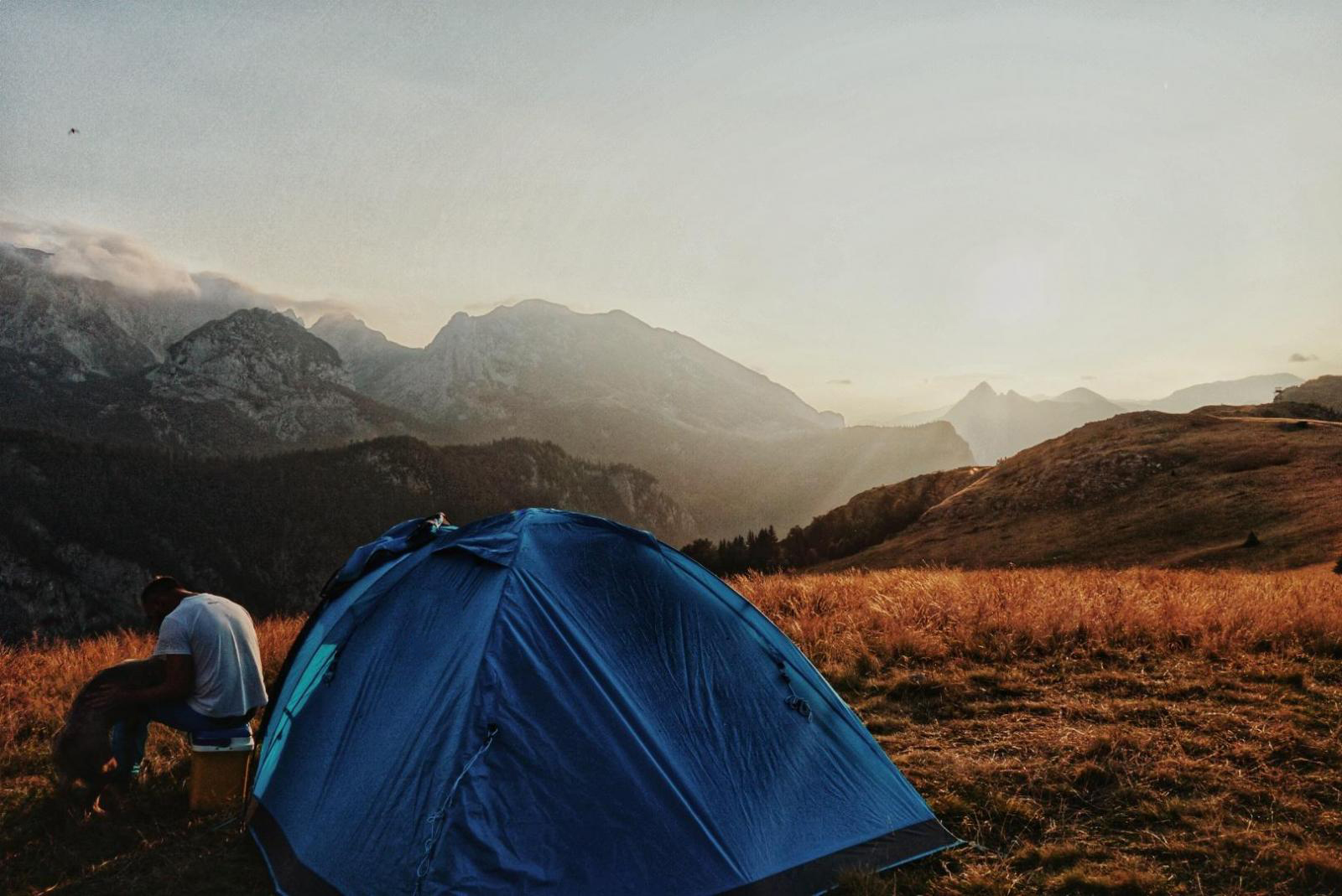 Großes Outdoor-Rucksack-Campingzelt - Wanderzelt